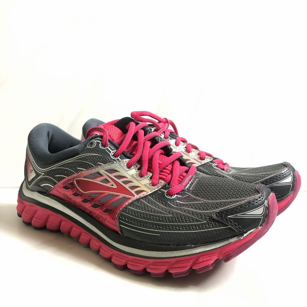 NEW Brooks Glycerin 14 Running Shoe Gray Pink